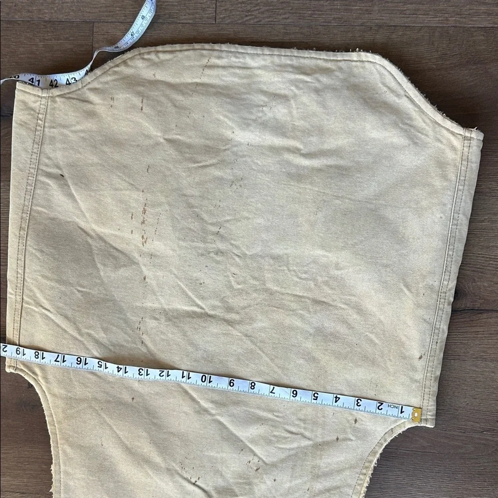Carhartt Vintage Wool Tan Vest !!